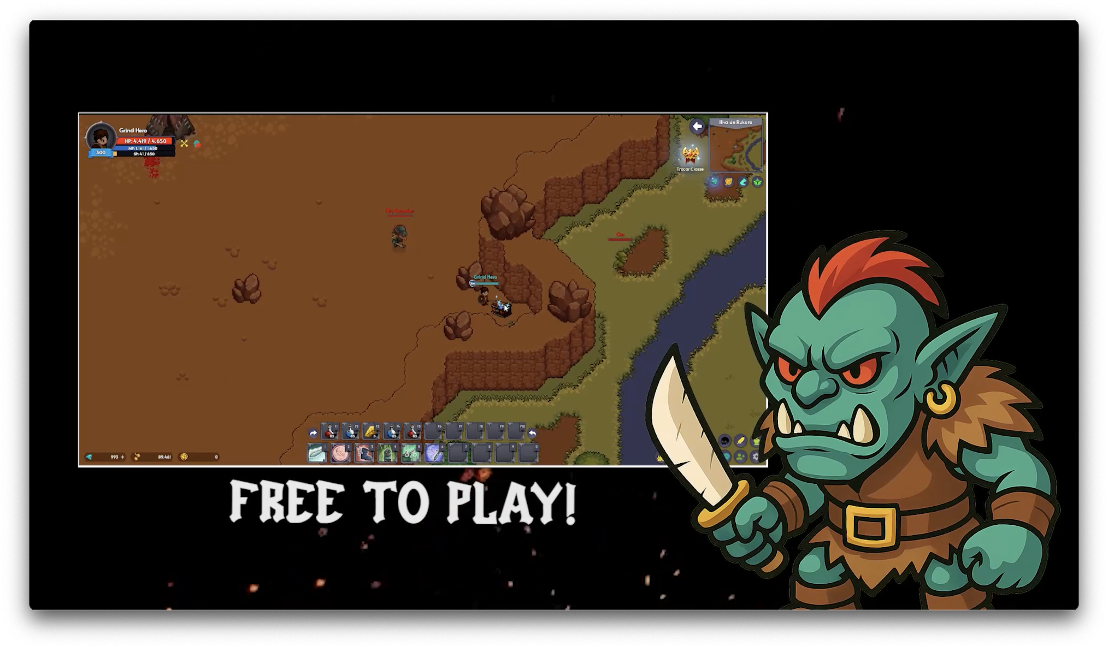 Prévia do trailer de Grind Hero
